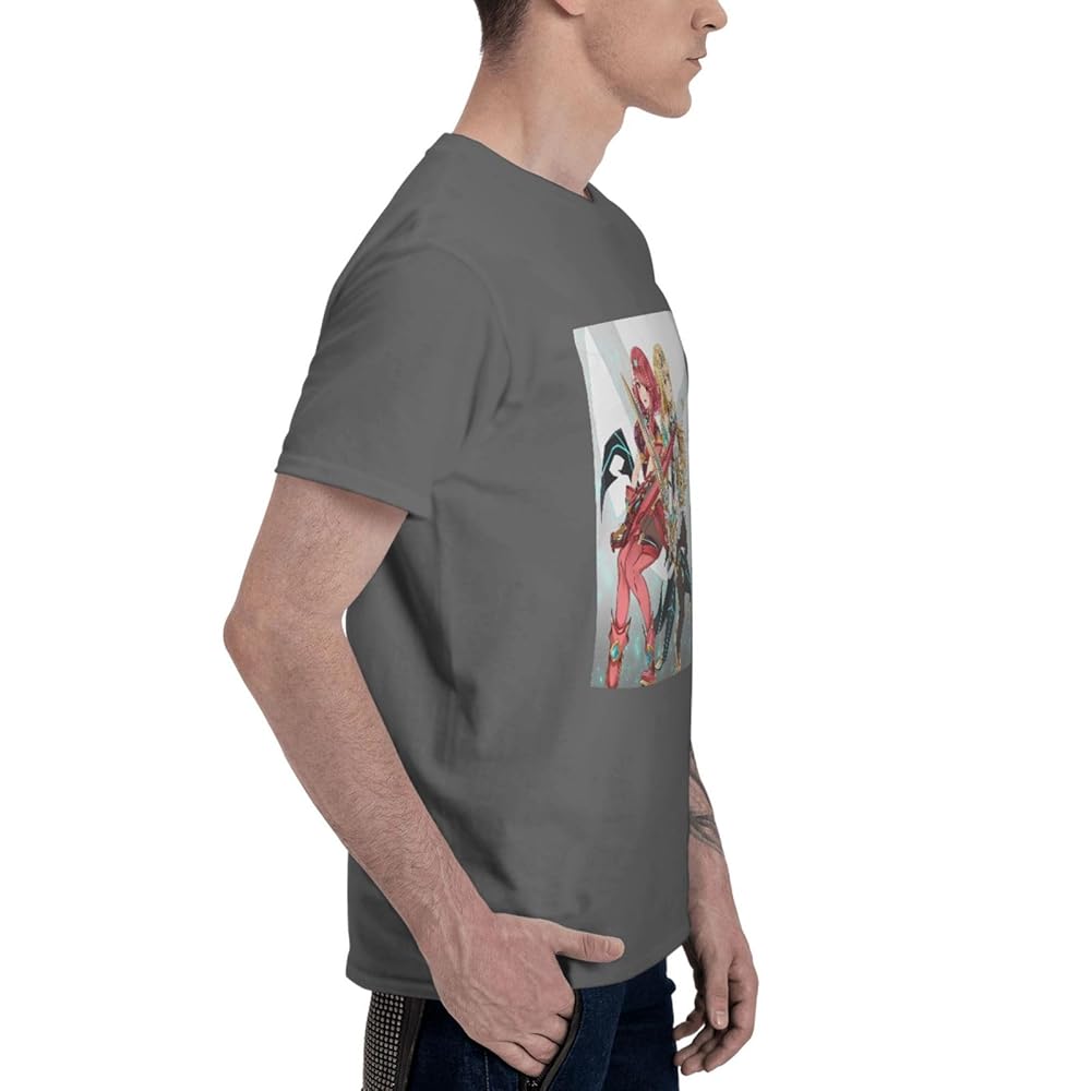 Amazon | [Xinking] ゼノブレイドヒカリ ホムラ (2) Tシャツ